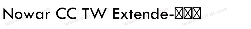 Nowar CC TW Extende字体转换